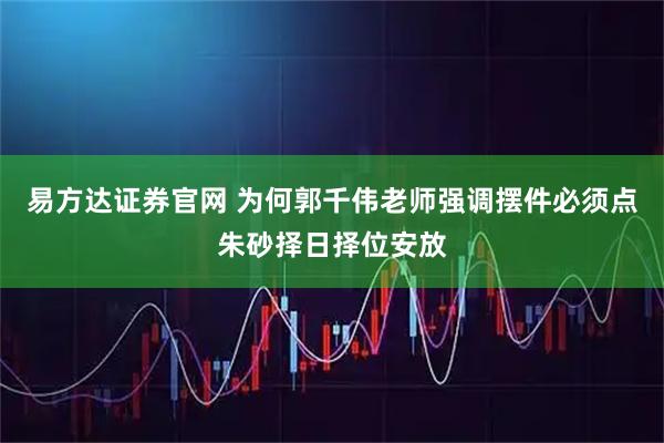 易方达证券官网 为何郭千伟老师强调摆件必须点朱砂择日择位安放